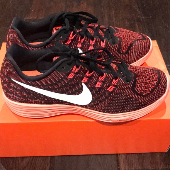 Nike Shoes | Nike Lunartempo 2 Shoes | Color: Black/Red | Size: 9.5 | Alohaspirit13's Closet